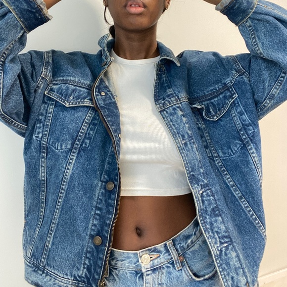 Oversized Denim Jacket Vintage - Picture 10 of 10